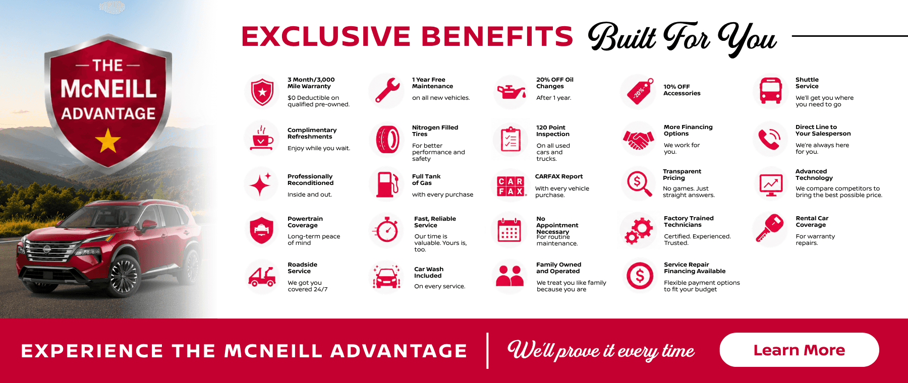 Exclusive Benefits, Built For You
