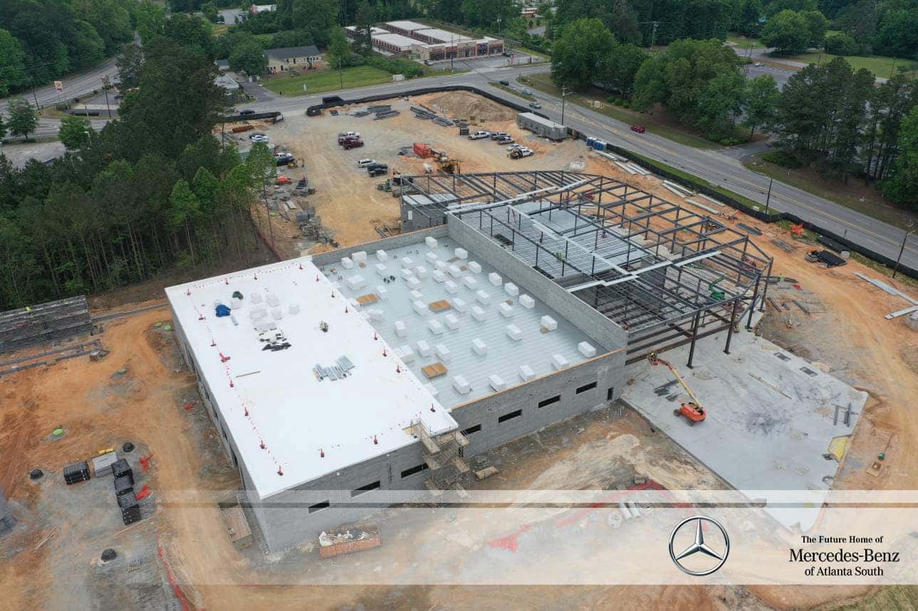 Mercedes-Benz Stadium, Future Home to the Atlanta Falcons, Being Built in  Atlanta. - Military AutoSource