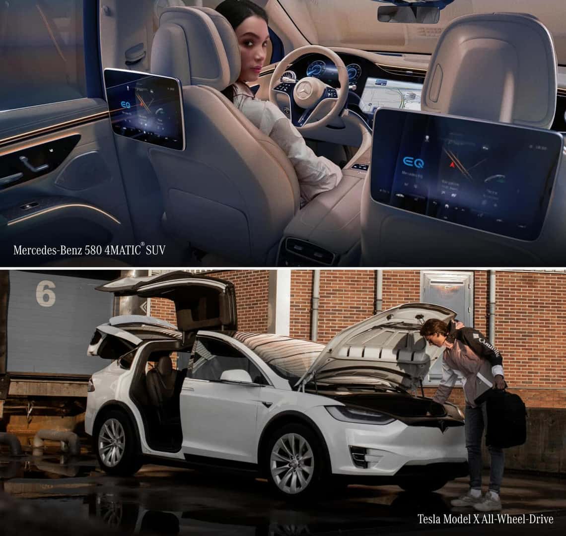 EQS From Mercedes-Benz vs. Tesla Model X: Safety Features for Every Lifestyle