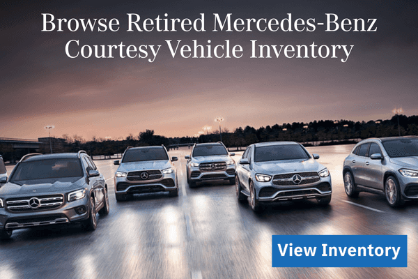 Browse Retired Mercedes-Benz Courtesy Vehicle Inventory