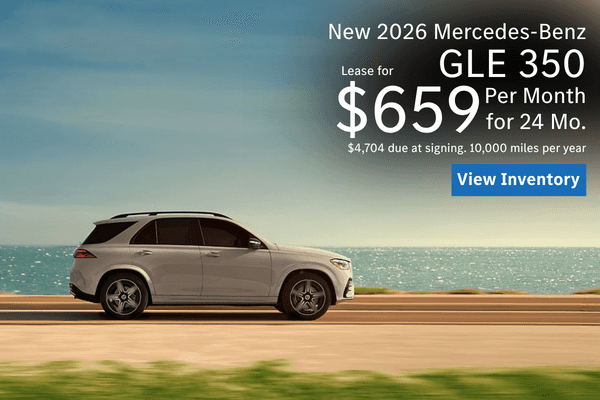 Leases starting at $699 for new 2026 Mercedes-Benz GLE 350