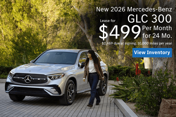 Leases starting at $499 for new 2026 Mercedes-Benz GLC