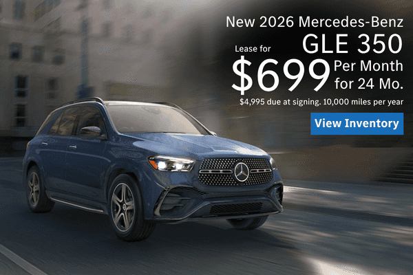 Leases starting at $699 for new 2026 Mercedes-Benz GLE 350