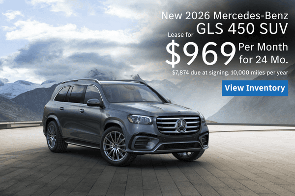 Leases starting at $969 for new 2026 Mercedes-Benz GLS 450