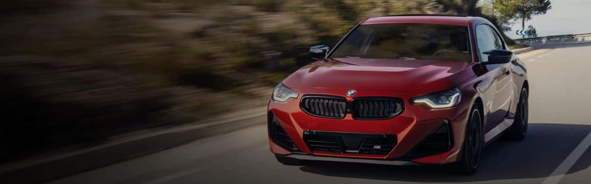 2025 BMW 2 Series Banner Driving Down Road