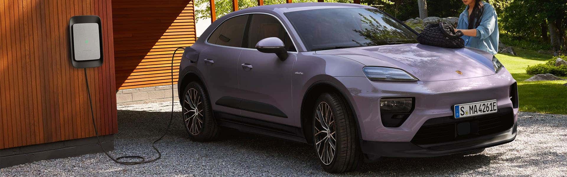 Porsche Macan Electric charging at home