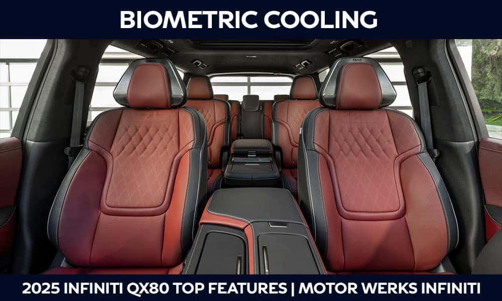 2025 QX80 FEATURES: BIOMETRIC COOLING