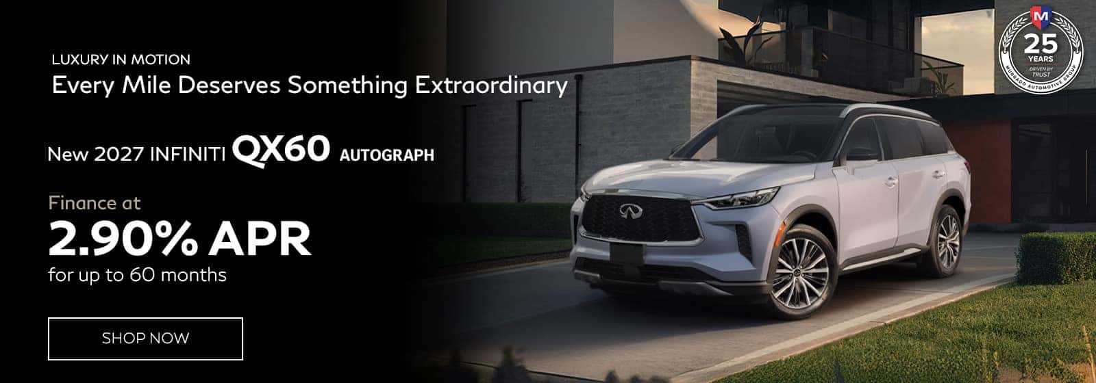 2027 INFINITI QX60 Autograph at Motor Werks INFINITI