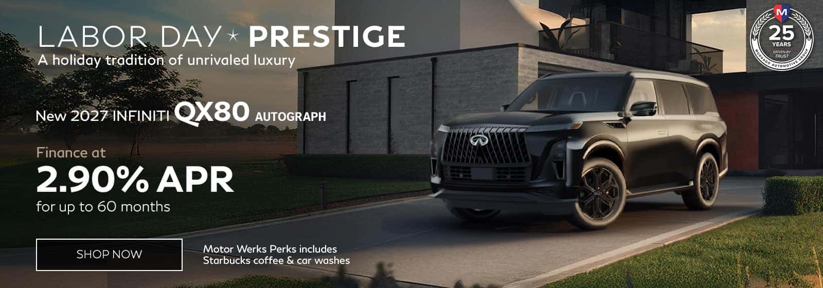 2027 INFINITI QX80 Autograph at Motor Werks INFINITI
