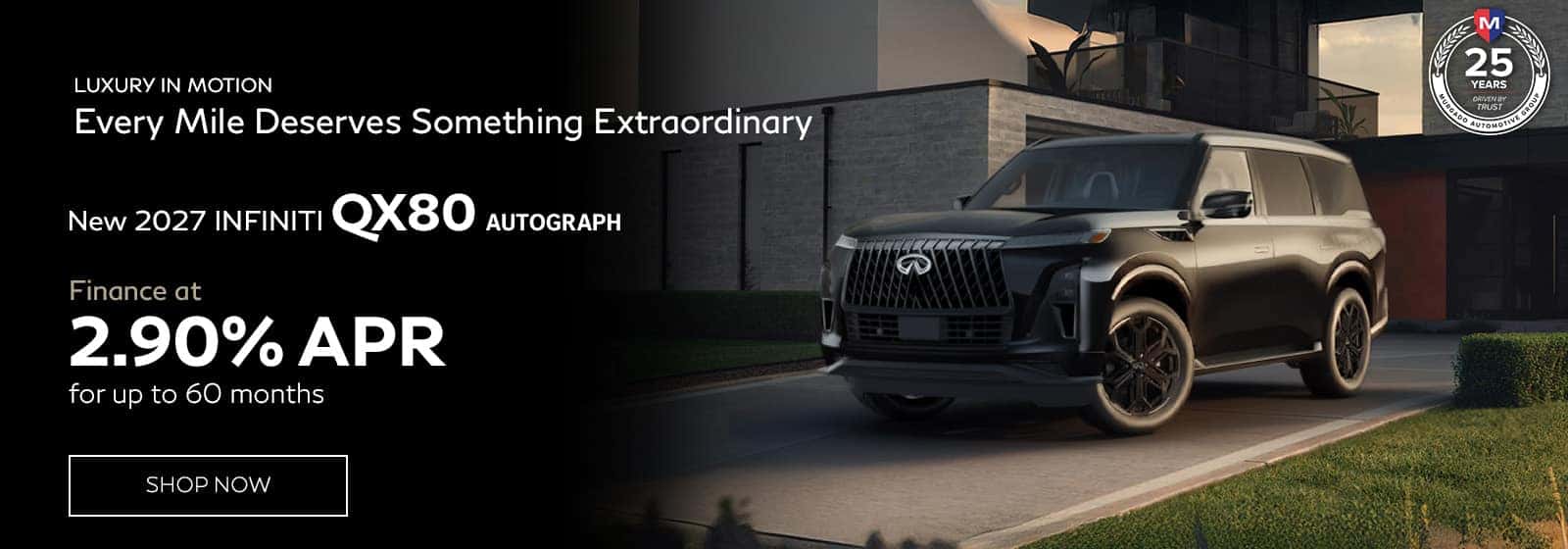 2027 INFINITI QX80 Autograph at Motor Werks INFINITI