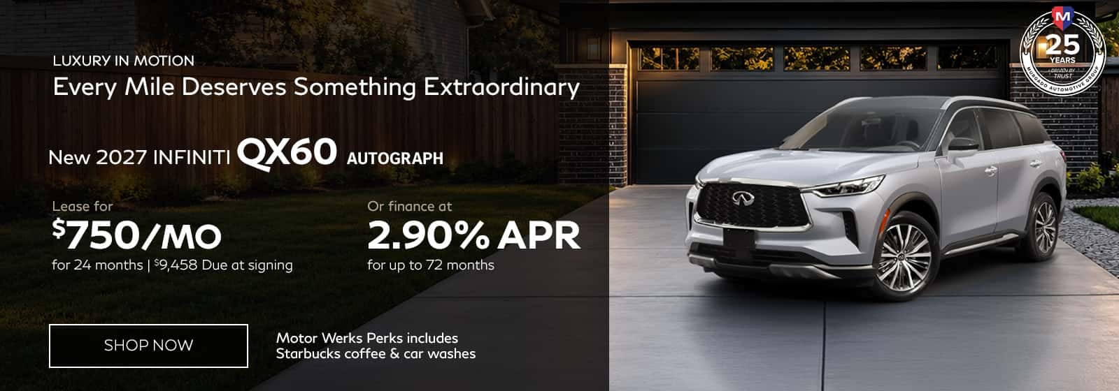2027 INFINITI QX60 Autograph at Motor Werks INFINITI