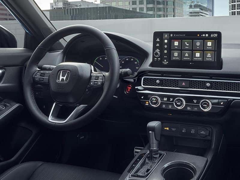 New 2026 Honda Civic Hybrid Compact Car Interior Comfort Features and Technology