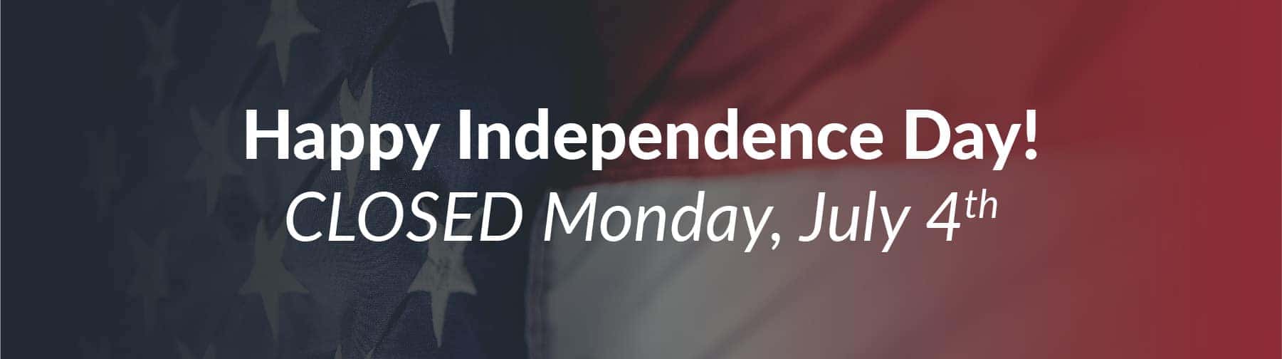 closed 4th of July