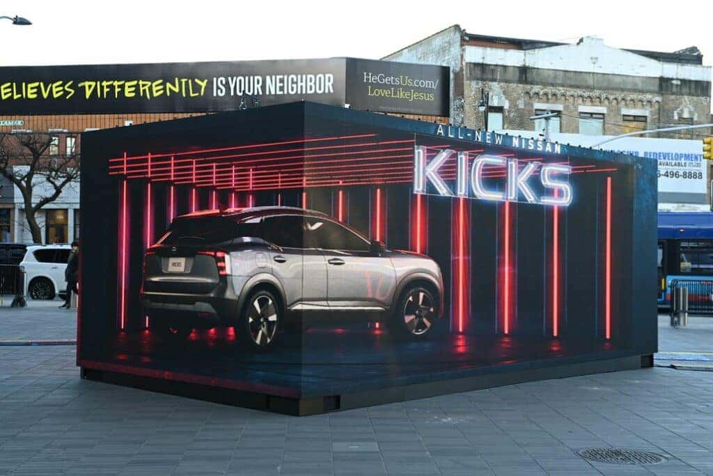 Sporting bold shapes and undeniable style that would be as at home in a sneakerhead's collection as in their driveway, Nissan today unboxed the all-new 2025 Kicks with an interactive experience in Brooklyn, at the opening rounds of the 2024 NCAA® Men's Basketball Tournament at Barclays Center.