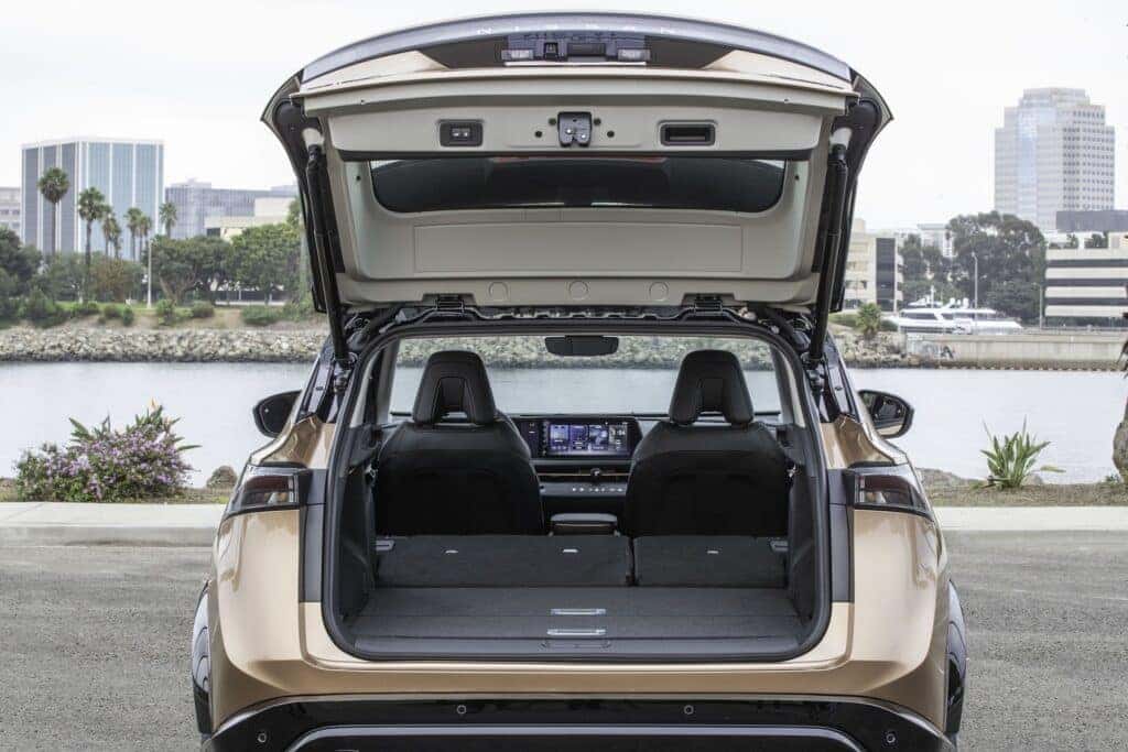 Trunk View of the 2024 Nissan Ariya Ev