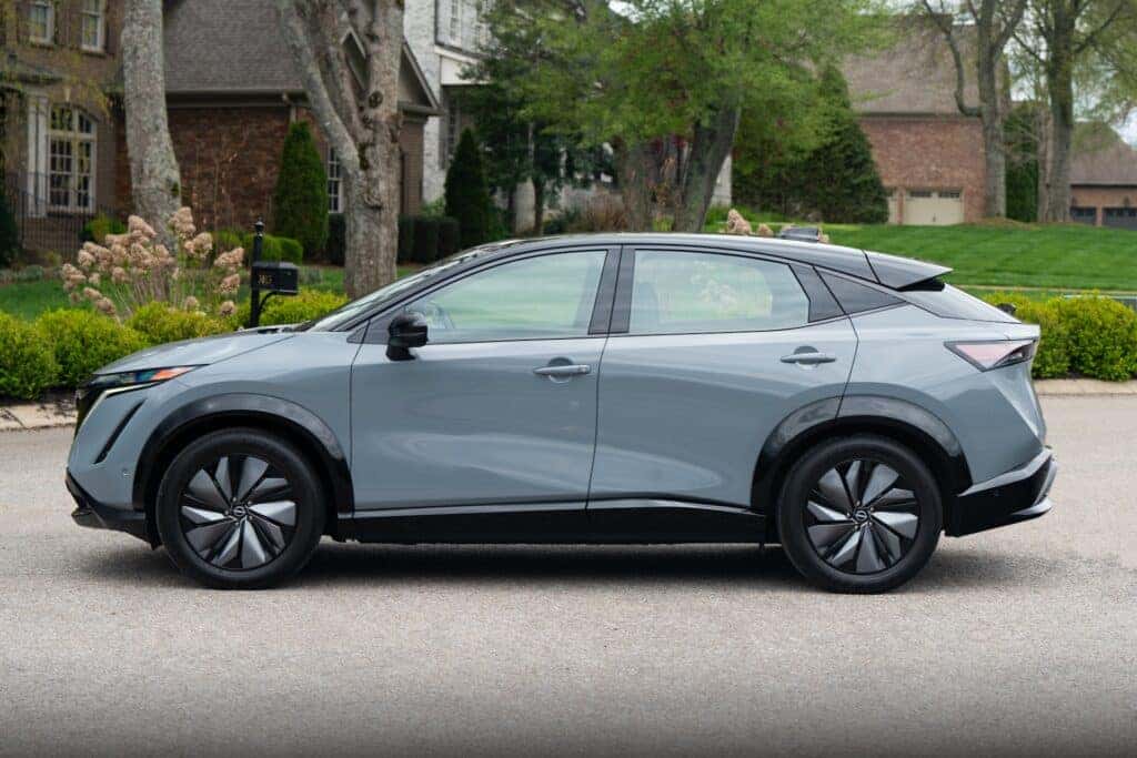 Side View of the 2024 Nissan Ariya EV