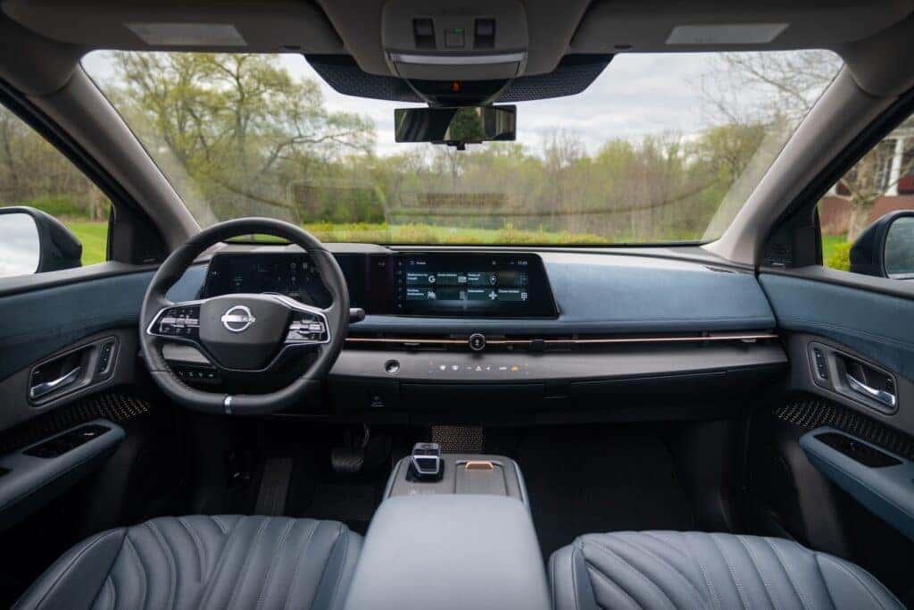 Front Cabin in the 2024 Nissan Ariya EV