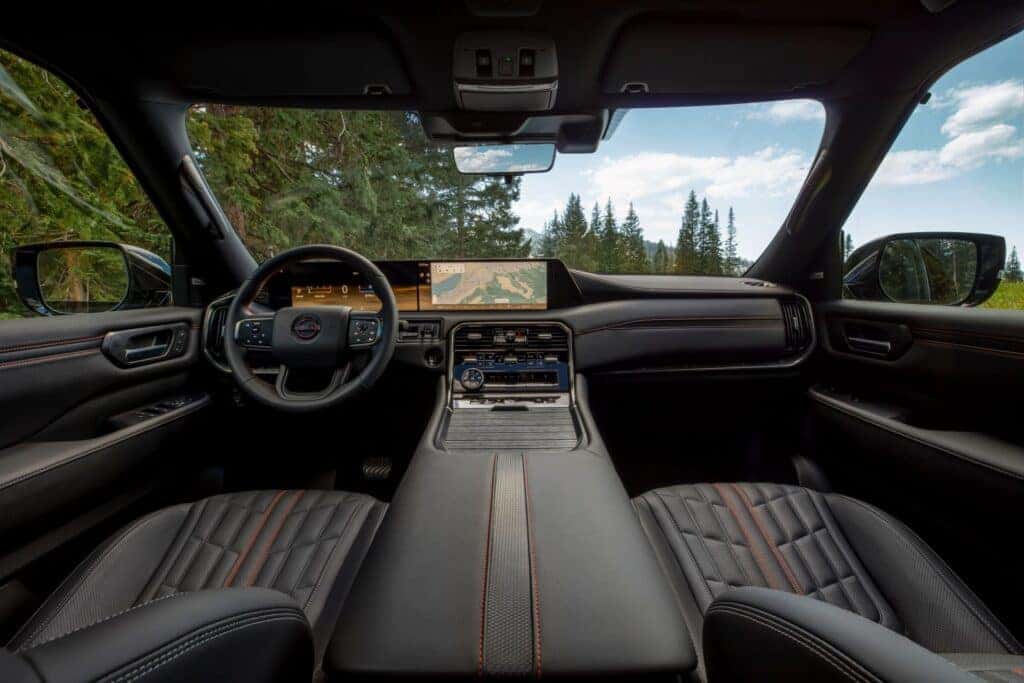The 2025 Nissan Armada's Glorious Interior, Including The Better And Improved Infotainment Touchscreen