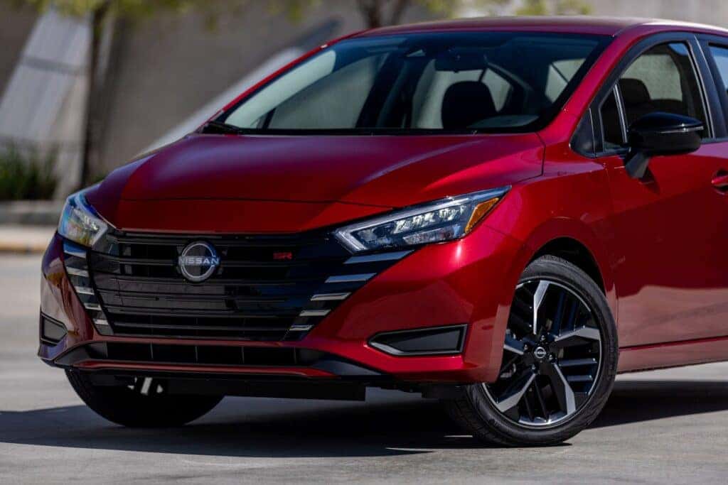 The All-New Sexy Red 2025 Nissan Versa