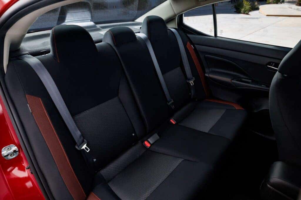 The Soft Rear Seats Of The Affordable 2025 Nissan Versa