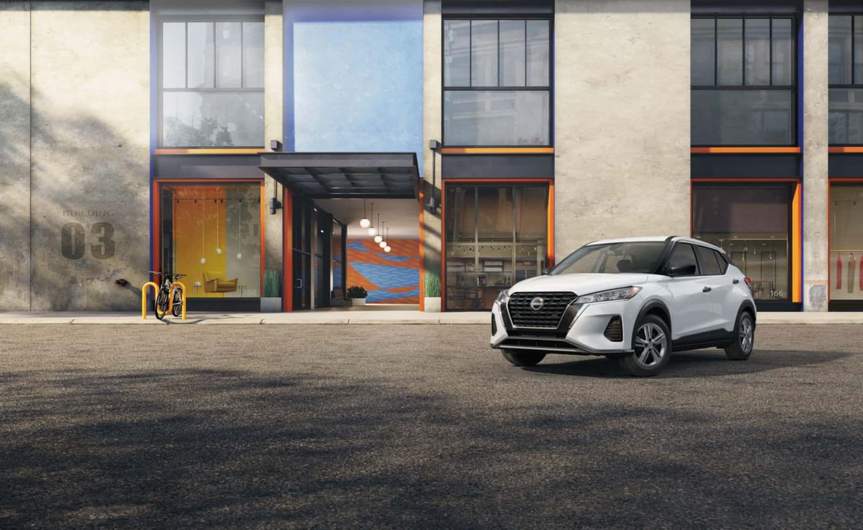 The All-New Nissan Kicks, Parked Outside A Fabulous Building