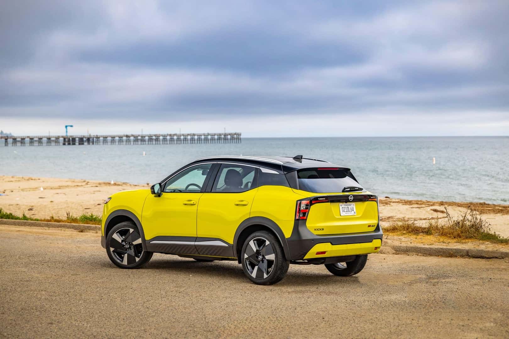 The Bright Yellow Exterior Of The Magnificent 2025 Nissan Kicks