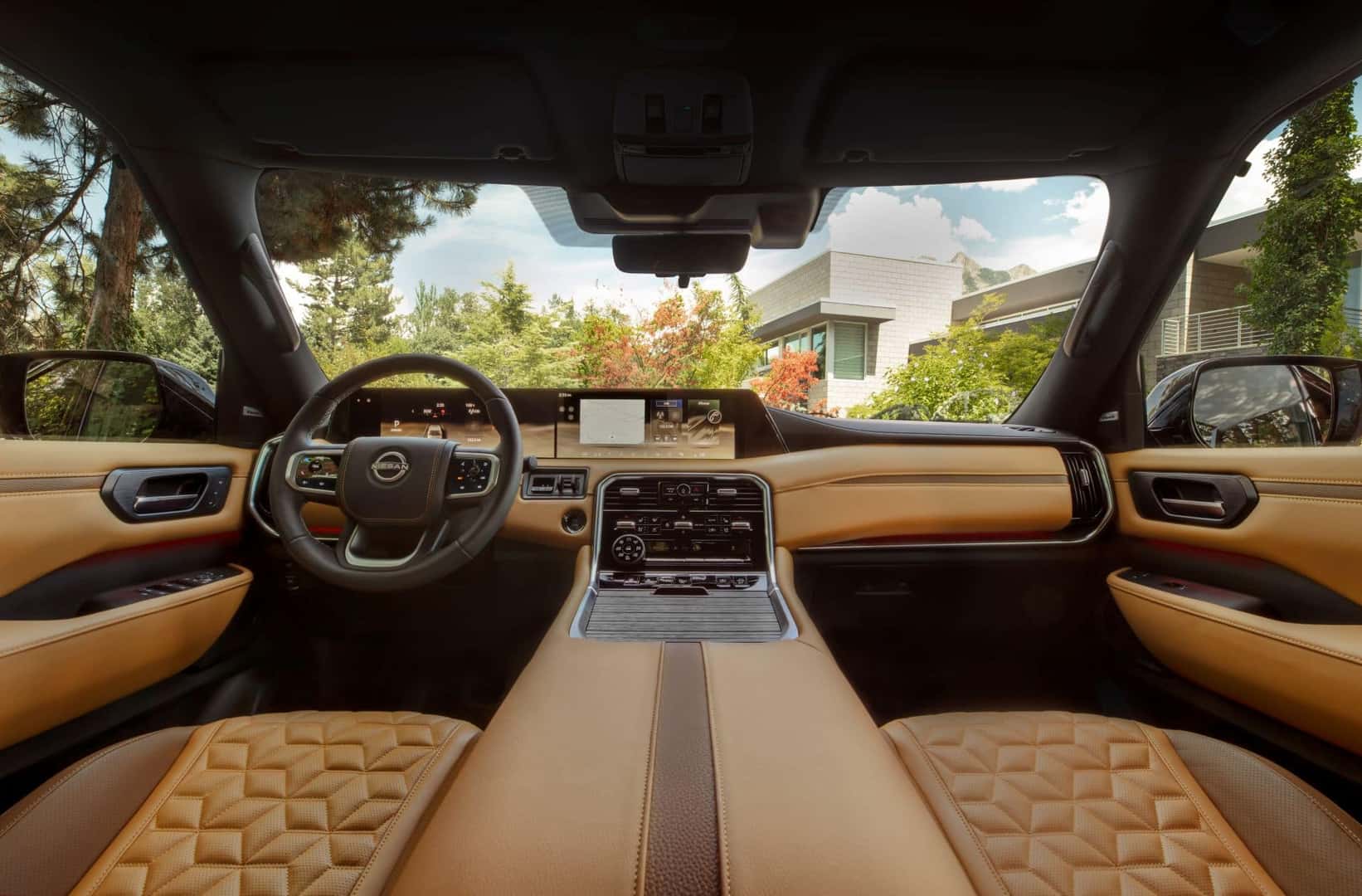 The Impressive Infotainment Center Of The Nissan Armada