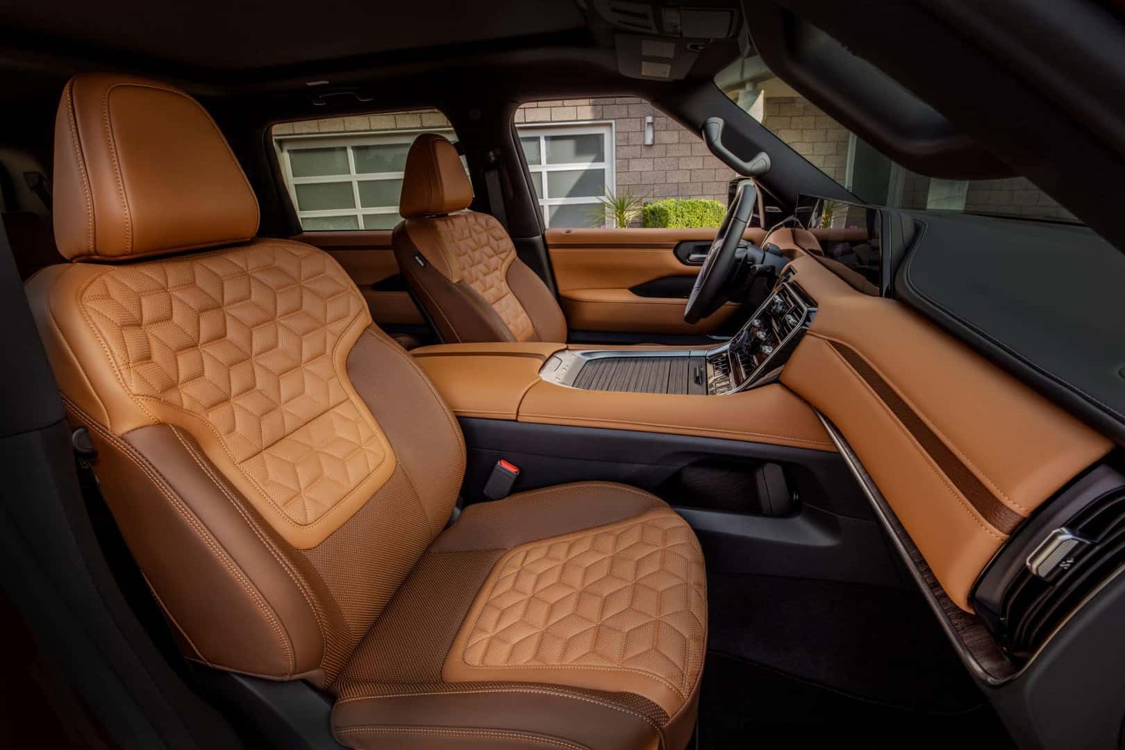 The Furnished Front Passenger Seats Of The Nissan Armada