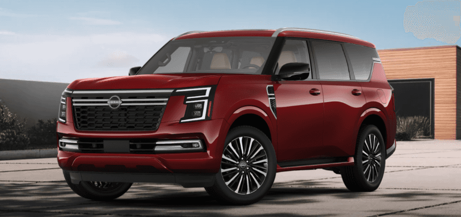 2025 Nissan Armada Coulis Red Pearl