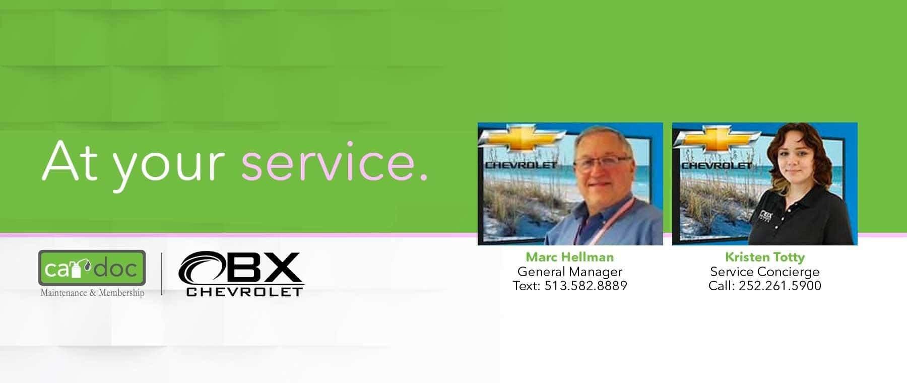 At your service