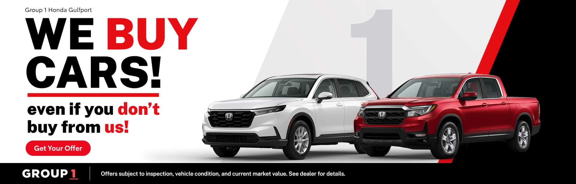We Buy Cars Banner