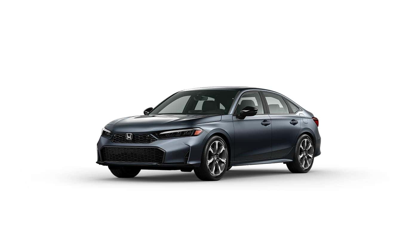 2025 honda civic sport touring hybrid sedan in gray
