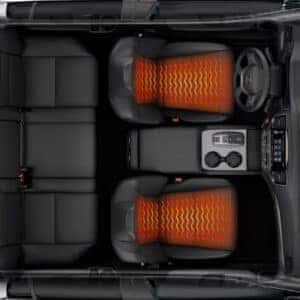 heated front seats in the honda ridgeline