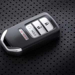 key fob showcasing remote start