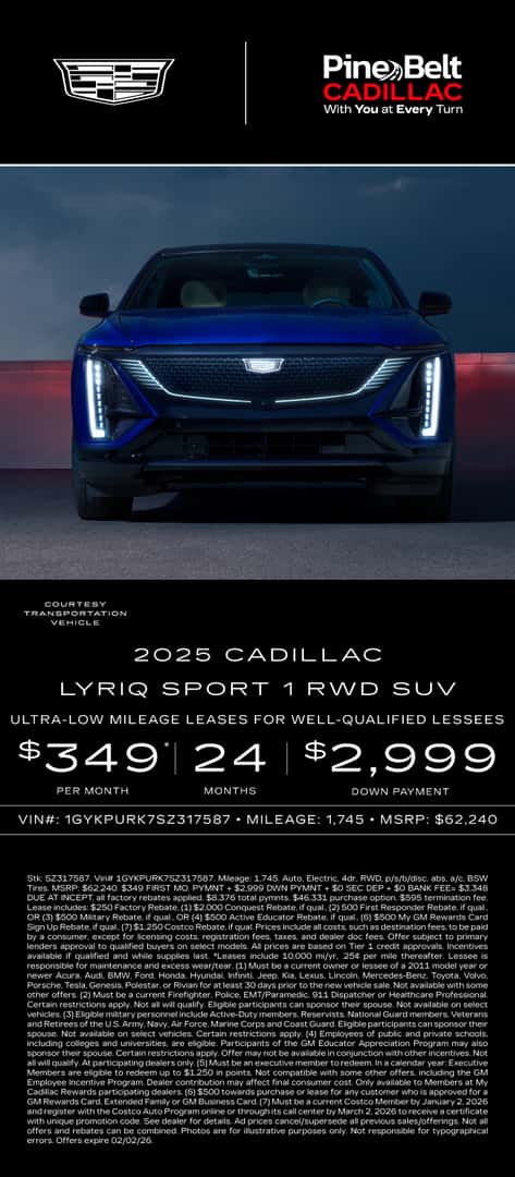 Courtesy Transportation Program | Pine Belt Cadillac