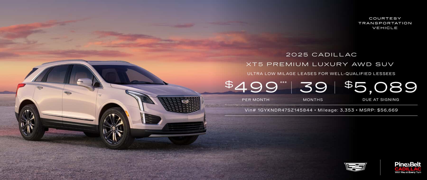 XT5 Lease Offer