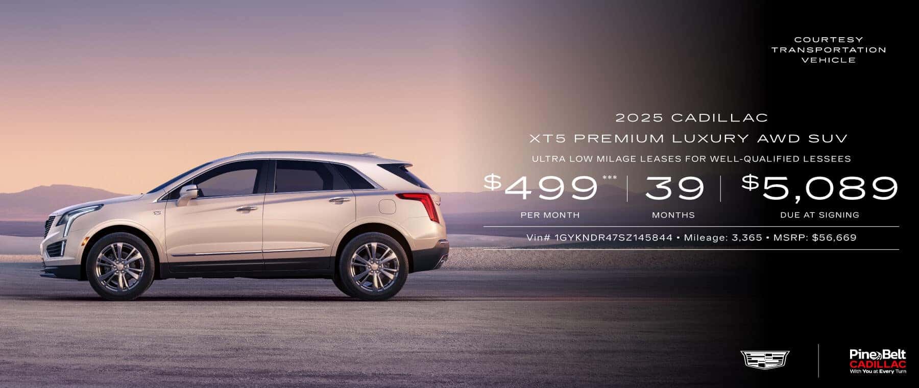 XT5 Lease Offer