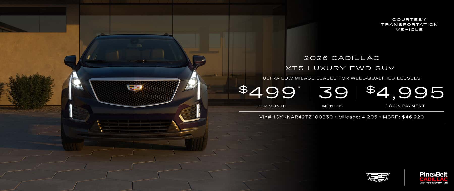 XT5 Offer