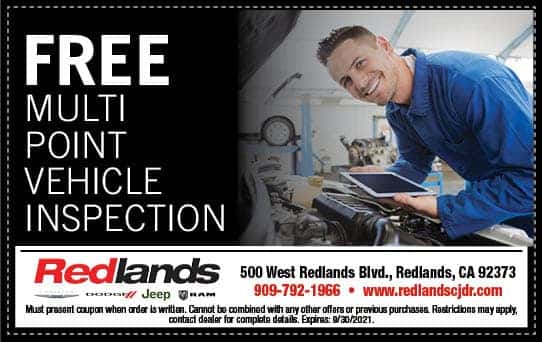 Free Multi Point Inspection | Redlands CDJR
