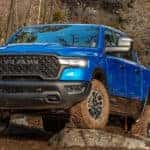 2025 RAM 1500 blue truck