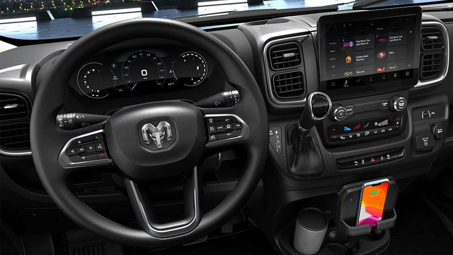 Cockpit of 2026 Ram ProMaster