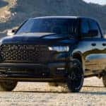 2026 Ram 1500 side view in black