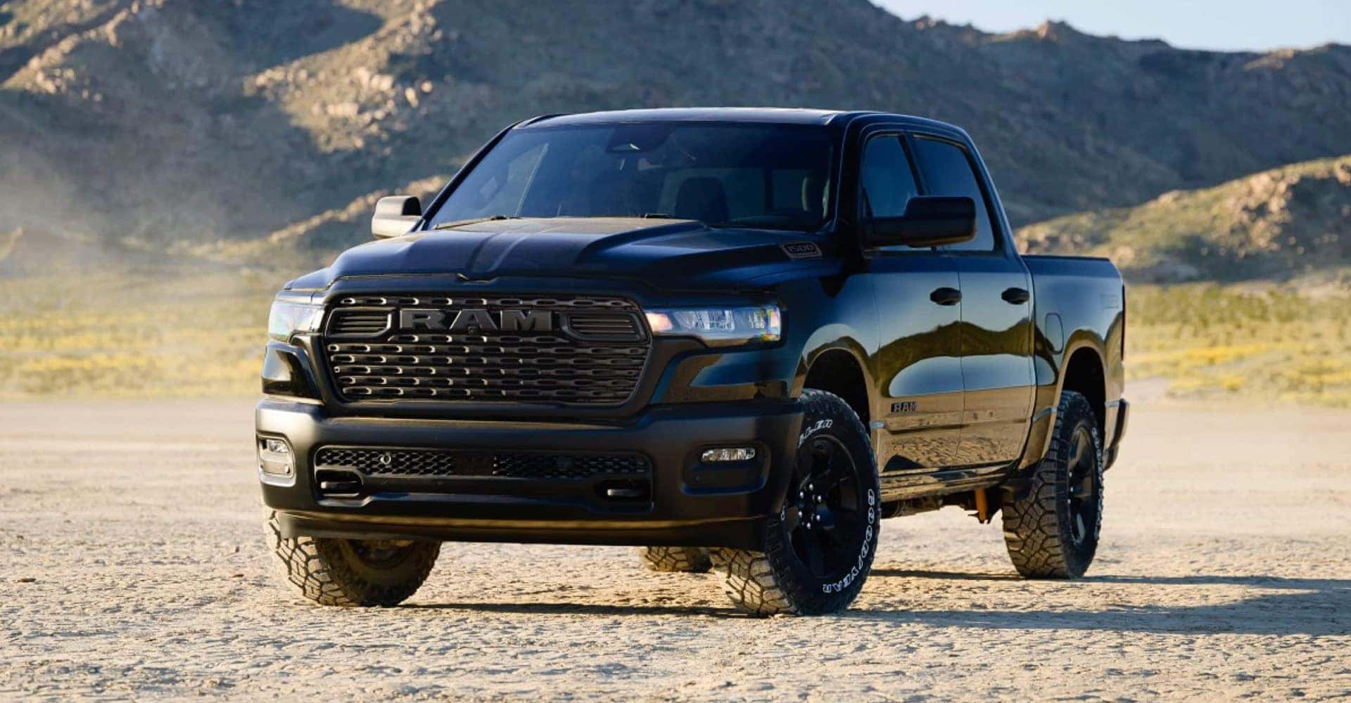 2026 Ram 1500 side view in black