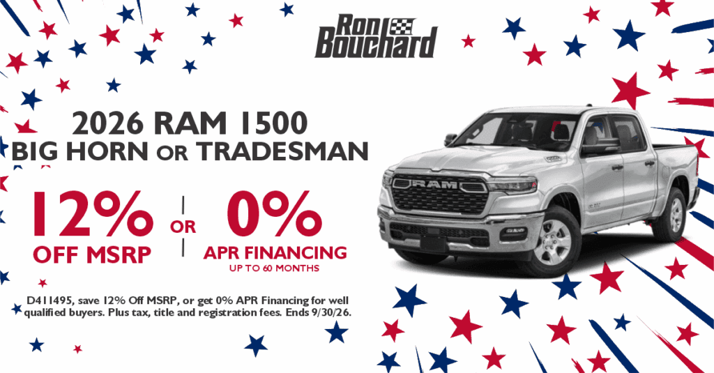 NEW 2026 RAM 1500 TRADESMAN or BIG HORN