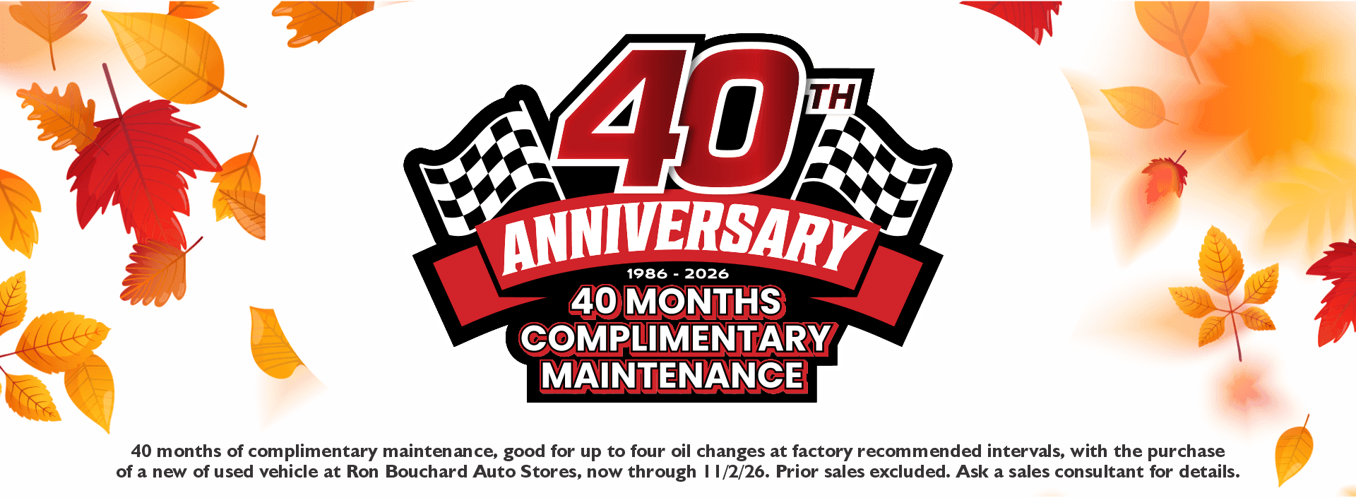 40 Months of Complimentary Maintenance
