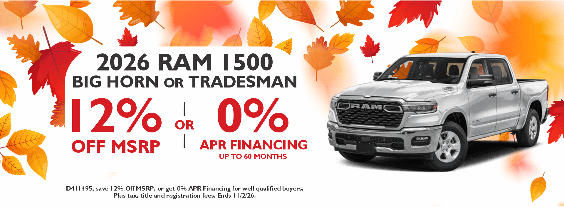 Ram 1500 Lease or Low Financing