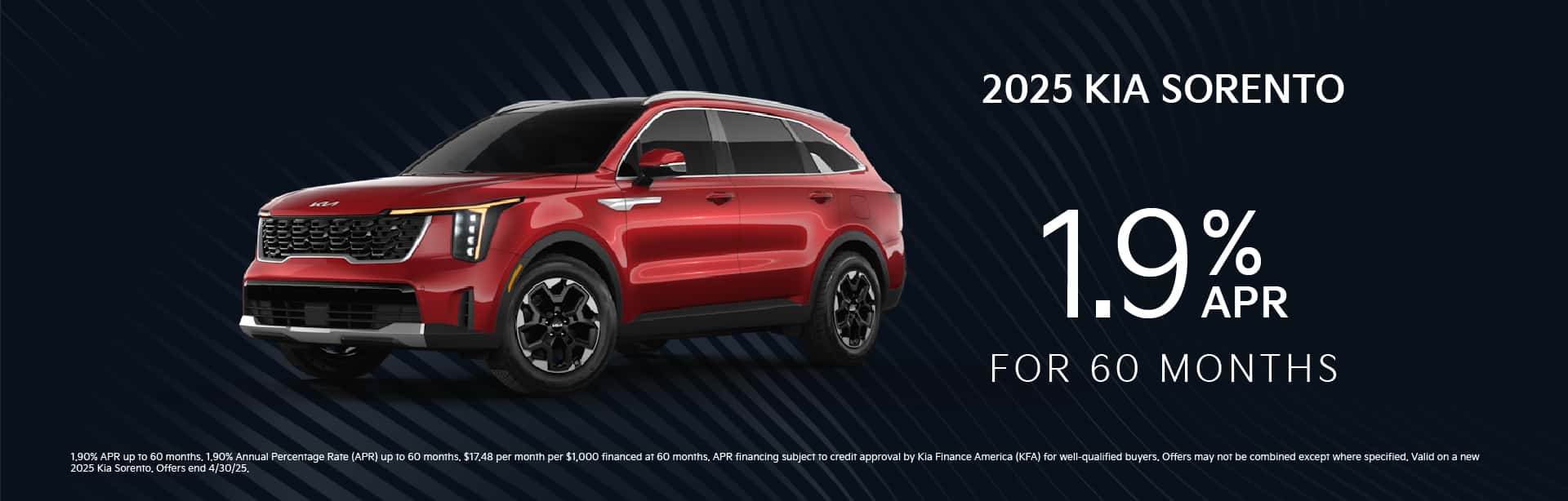 Sorento APR Offer