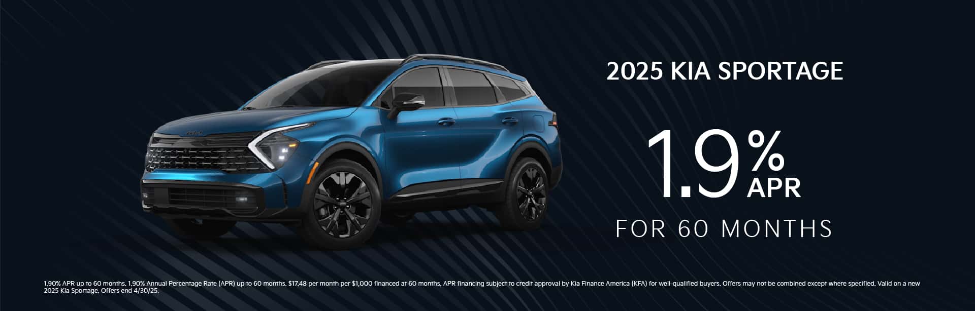 Sportage APR Offer