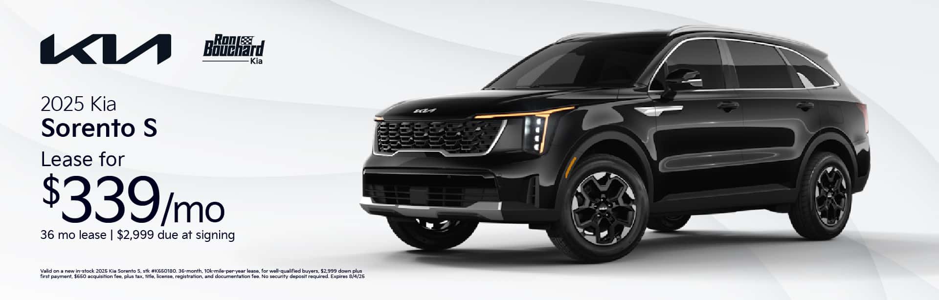 Sorento S July Offer