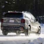 2026-Kia-Sorento-rear-view-in-snow